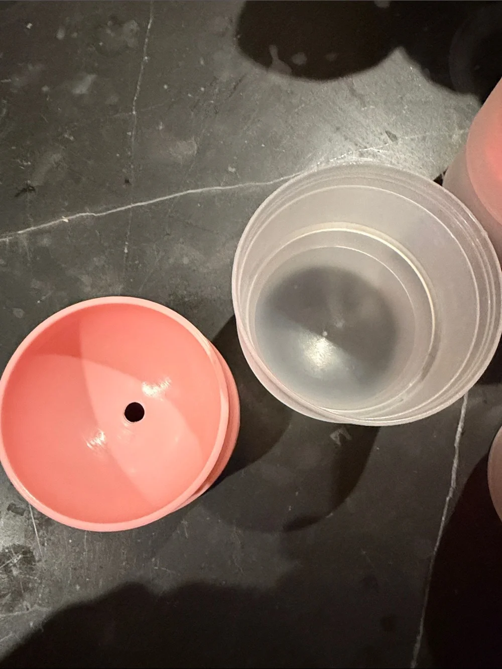Pink Silicone Large Round Ice Cube Mold Set - 3-Pack